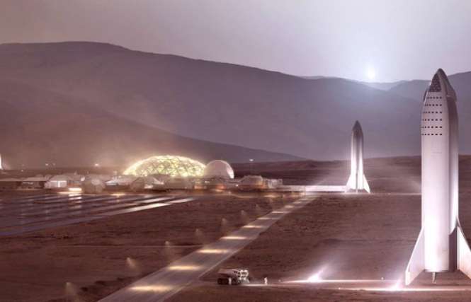 Илон Маск продемонстрировал прототип базы на Марсе