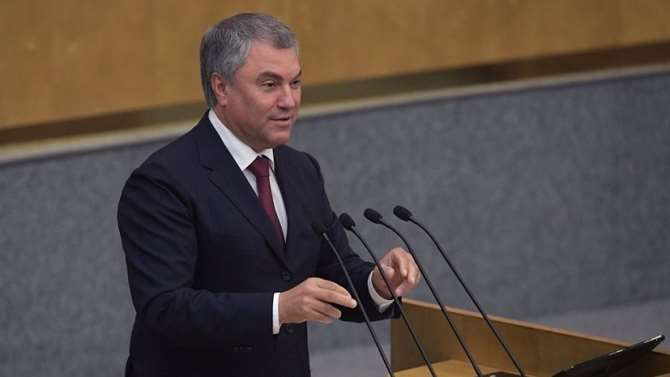 Вячеслав Володин предсказывает напряженную осеннюю сессию Государственной думы