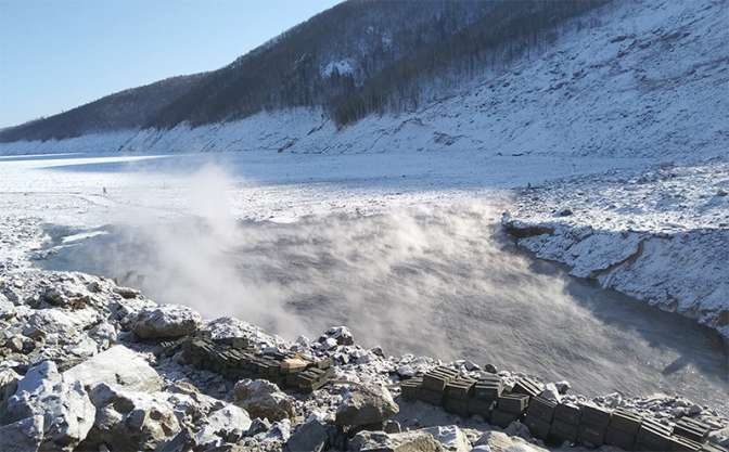 Военные устранили затор после обрушения сопки в районе Бурейской ГЭС