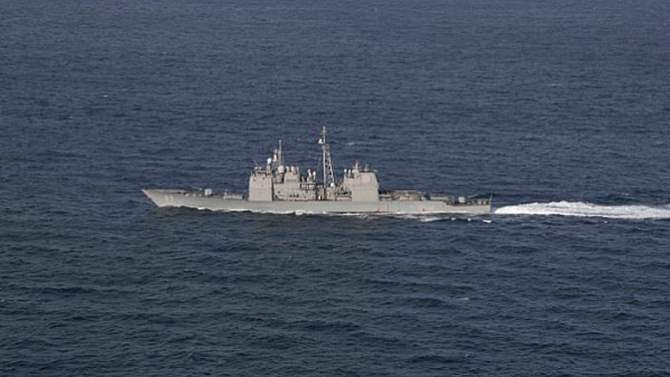 Около побережья США столкнулись два военных корабля