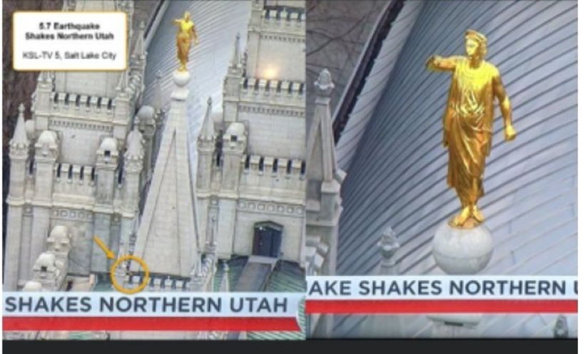 Землетрясение в Юте стало Знамением Последних Дней.