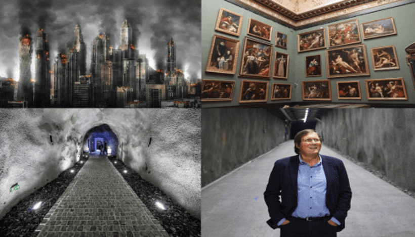 “Элиты” стаскивают под землю последние, забытые в спешке шмотки.