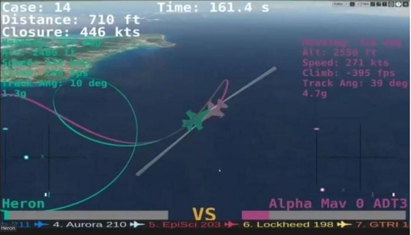 ИИ победил человека в виртуальном воздушном бою
