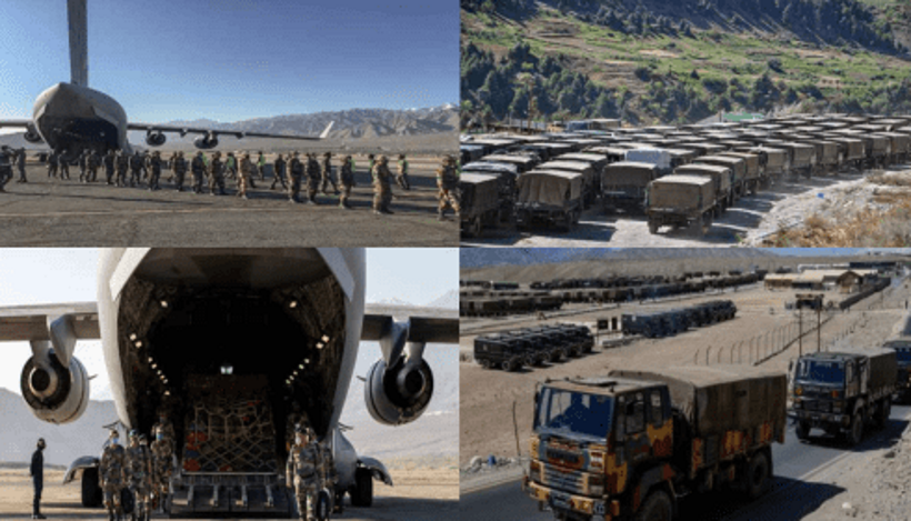 Индия и Китай продолжают стягивать к границе войска.