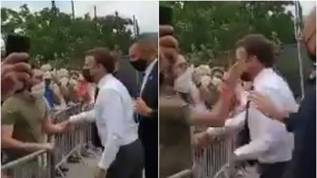 Француз, отсидевший в тюрьме за пощечину президенту Макрону, говорит, что получил `` сотни '' писем поддержки - RT World News