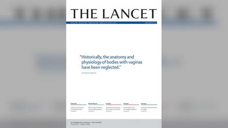 «Тела с вагинами» ?!  Lancet раскритиковали за `` стирание женщин '' за продвижение последнего номера с противоречивой цитатой - RT World News