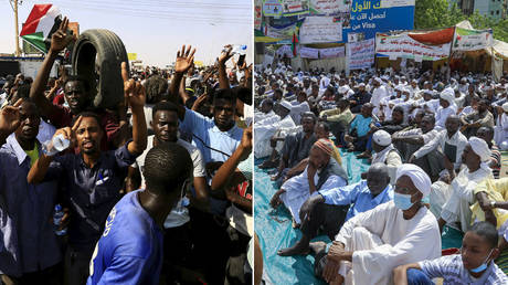 Судан разделен: тысячи говорят, что хотят, чтобы генералы взяли на себя управление и навели порядок в переходном правительстве - RT World News