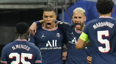 Голы Мбаппе и Неймара помогли ПСЖ разгромить «Бордо» в Лиге 1 — РТ на русском