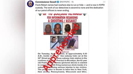 Подозреваемому в стрельбе в метро Нью-Йорка предъявлено обвинение в терроризме — RT World News