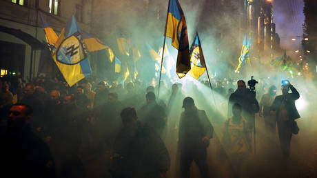 Силы, поддерживаемые Западом, используют неонацистов в качестве инструмента, говорит лидер украинской оппозиции в изгнании — RT Россия и бывший Советский Союз