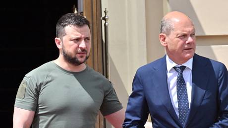 Зеленский рассказал, что он делает с Шольцем — RT World News