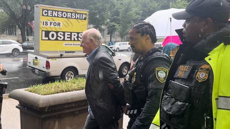Соучредитель Ben & Jerry арестован на пикете Ассанжа — RT World News