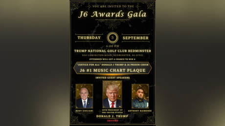 Trump invited to gala celebrating January 6 rioters — RT World News