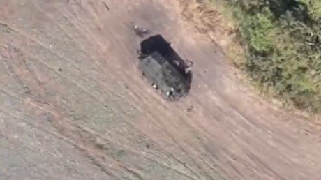 Бронетехника французского производства уничтожена в России (ВИДЕО)