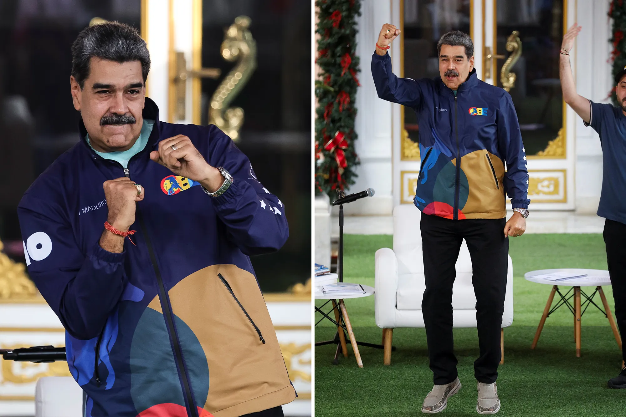 Мадуро на студенческом митинге станцевал под ремикс своих лозунгов и спел «Imagine» на фоне обострения с США