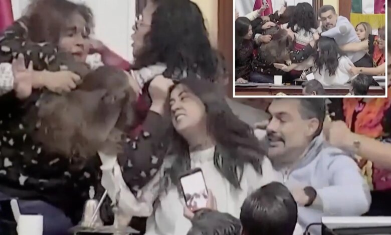 Драка в мексиканском парламенте: депутаты устроили потасовку на полу Конгресса