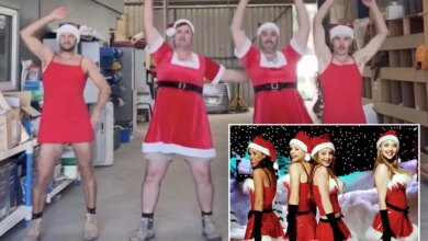 Сантехники вразнос: Австралийские работяги взорвали Сеть танцем из «Дрянных девчонок» в костюмах секс-Сант