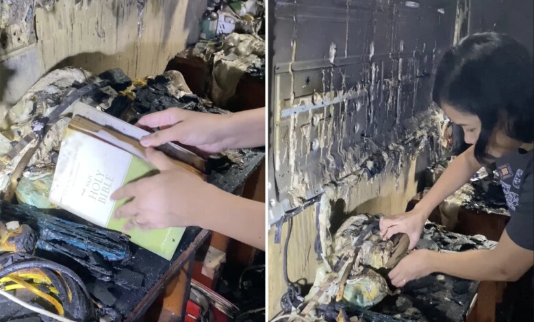 Чудесное спасение: Библия семьи осталась невредимой после разрушительного пожара