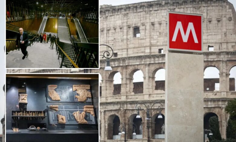 Рим открывает новые станции метро с древними артефактами