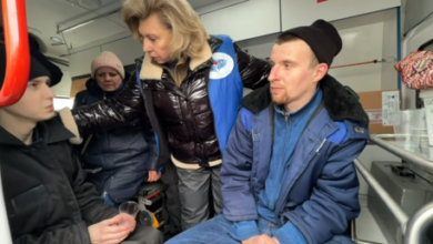 Российские военные и гражданские лица, освобождённые из украинского плена, прибыли в Беларусь