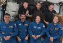 Российский космонавт Андрей Федяев прибыл на МКС в составе международной миссии