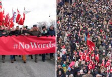 Протесты в Копенгагене: датские ветераны выражают недовольство заявлениями Трампа