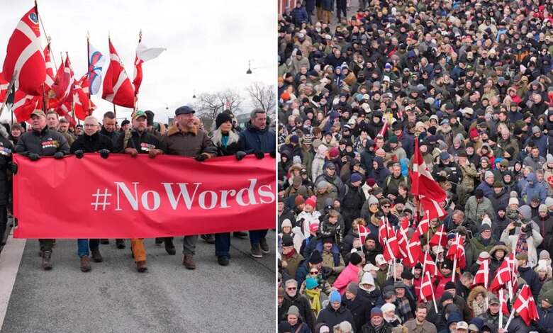 Протесты в Копенгагене: датские ветераны выражают недовольство заявлениями Трампа
