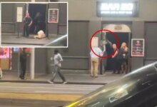 Драка у стрип-клуба: мужчина попал под летящий стул