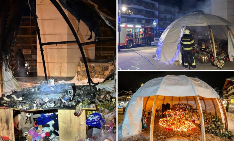 Трагедия в Швейцарии: Памятник жертвам ночного клуба уничтожен пожаром