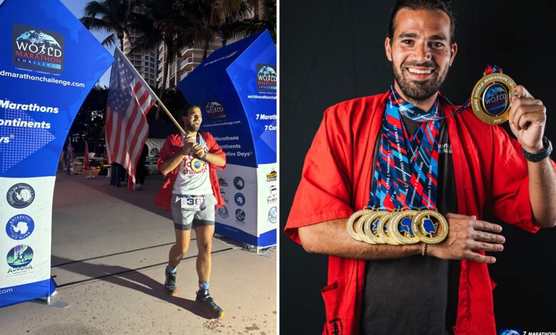 Невероятное путешествие Антони Симонетти: 7 марафонов на 7 континентах за 7 дней