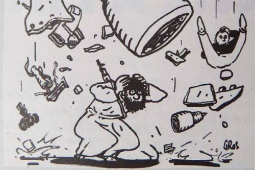 В Кремле карикатуры Charlie Hebdo на тему разбитого самолета назвали кощунством