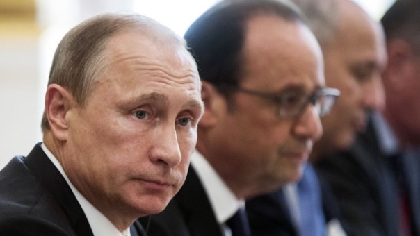 Путин и Олланд встретятся в Кремле 26 ноября