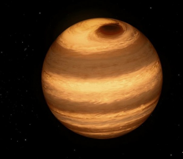 Телескопы НАСА обнаружили на звезде такой же шторм как на Юпитере