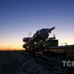 Ракету с кораблем «Союз ТМА-19М» установили на стартовой площадке Байконура