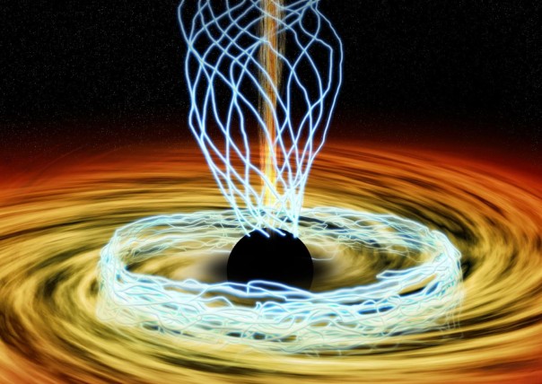 Астрономы обнаружили магнитные поля близ черной дыры Млечного пути