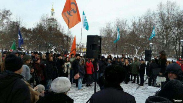 Москвичи провели митинг против репрессий