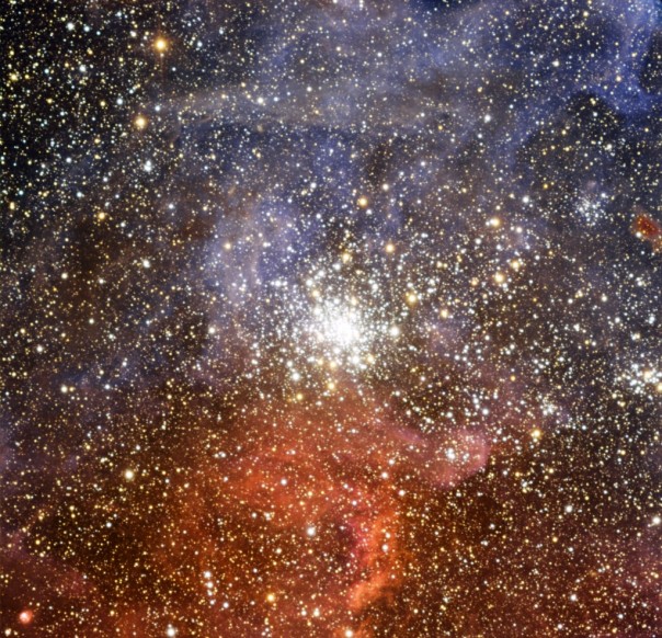 Звезды, схожие на бриллианты — необычное фото от телескопа Хаббл