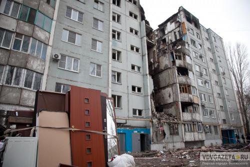 В Волгограде принято решение о демонтаже разрушенного дома по ул. Космонавтов, 47