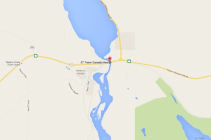 В канадской провинции Онтарио из-за морозов «треснул» мост