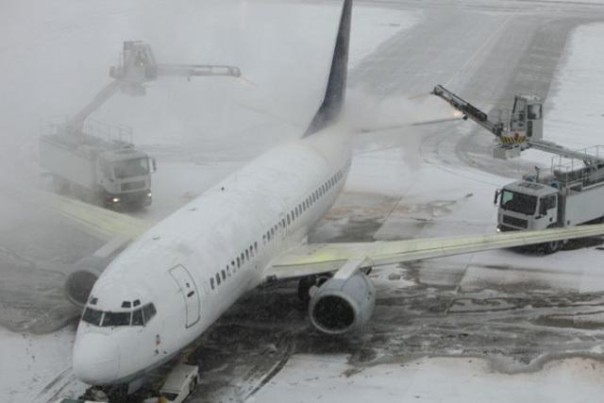 17 рейсов задерживаются в аэропорту Южно-Сахалинска из-за сильной метели