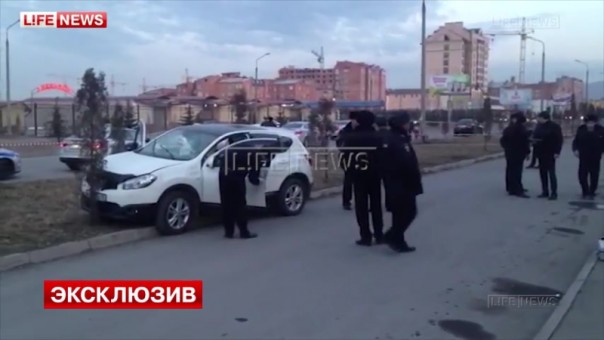 Во Владикавказе киллеры расстреляли иномарку и убили водителя