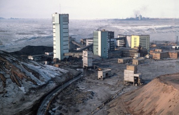 У шахты «Северная» в Воркуте