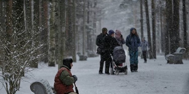 Снежный шторм ожидают в Петербурге завтра с утра