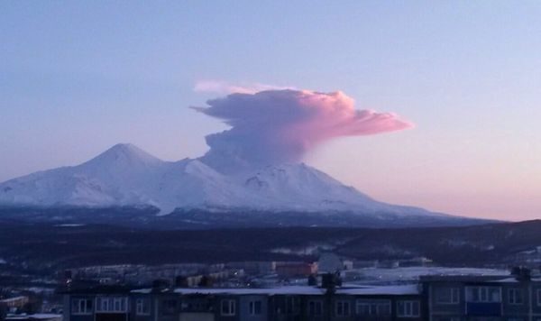 Камчатский вулкан Жупановский выбросил пепел на 7 км