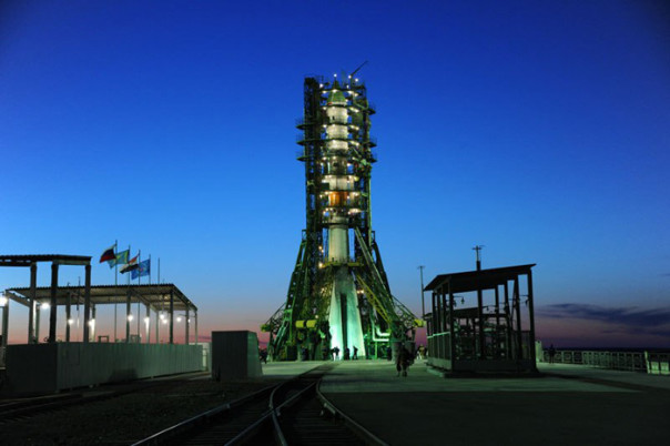 Ракету-носитель «Союз-2.1а» собрали на Байконуре для запуска 31 марта