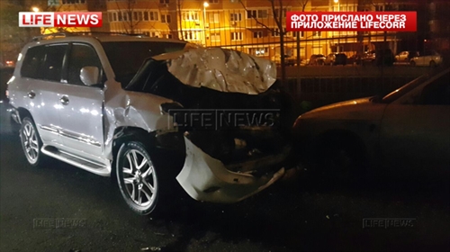 Нетрезвый шофёр Порш протаранил 7 машин на стоянке в Краснодаре