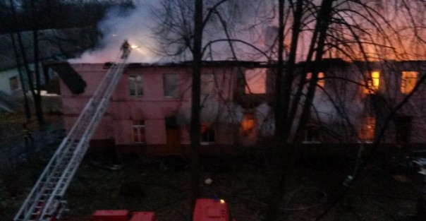 В Орловской области на все 100% сгорел многоквартирный дом