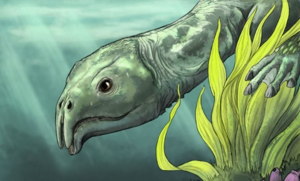 Палеонтологи обнаружили старинного динозавра с головой-молотом
