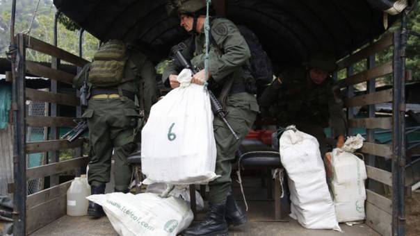 В Колумбии милиция конфисковала 8 тонн кокаина