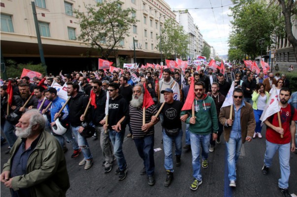 Греки протестуют против пенсионной реформы